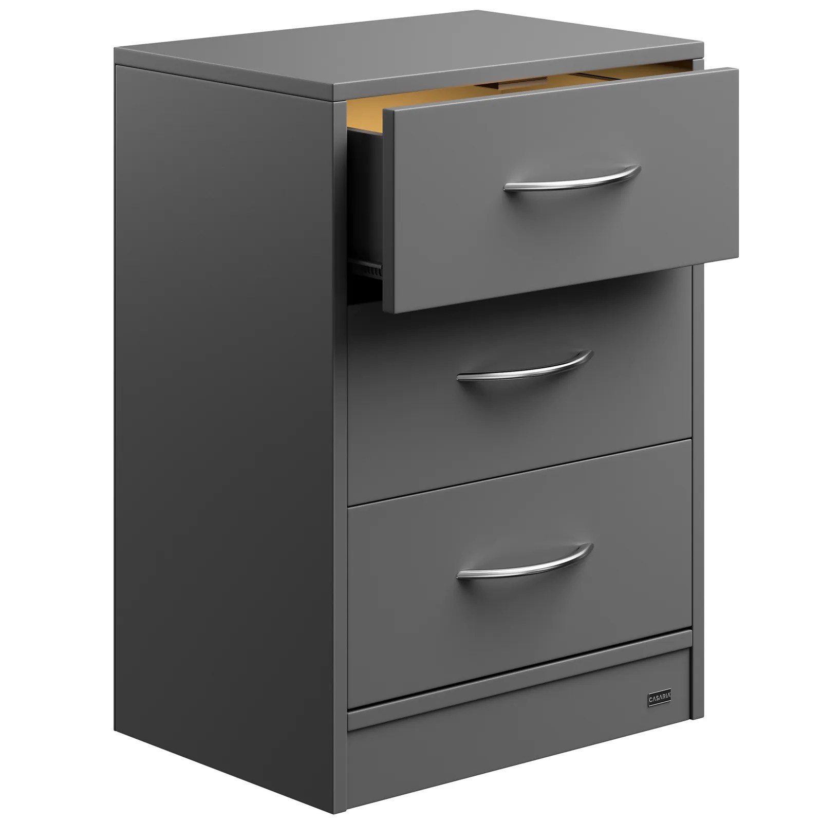 Nachttisch Eloise Anthrazit 54x39x28cm mit LED – Bild 2