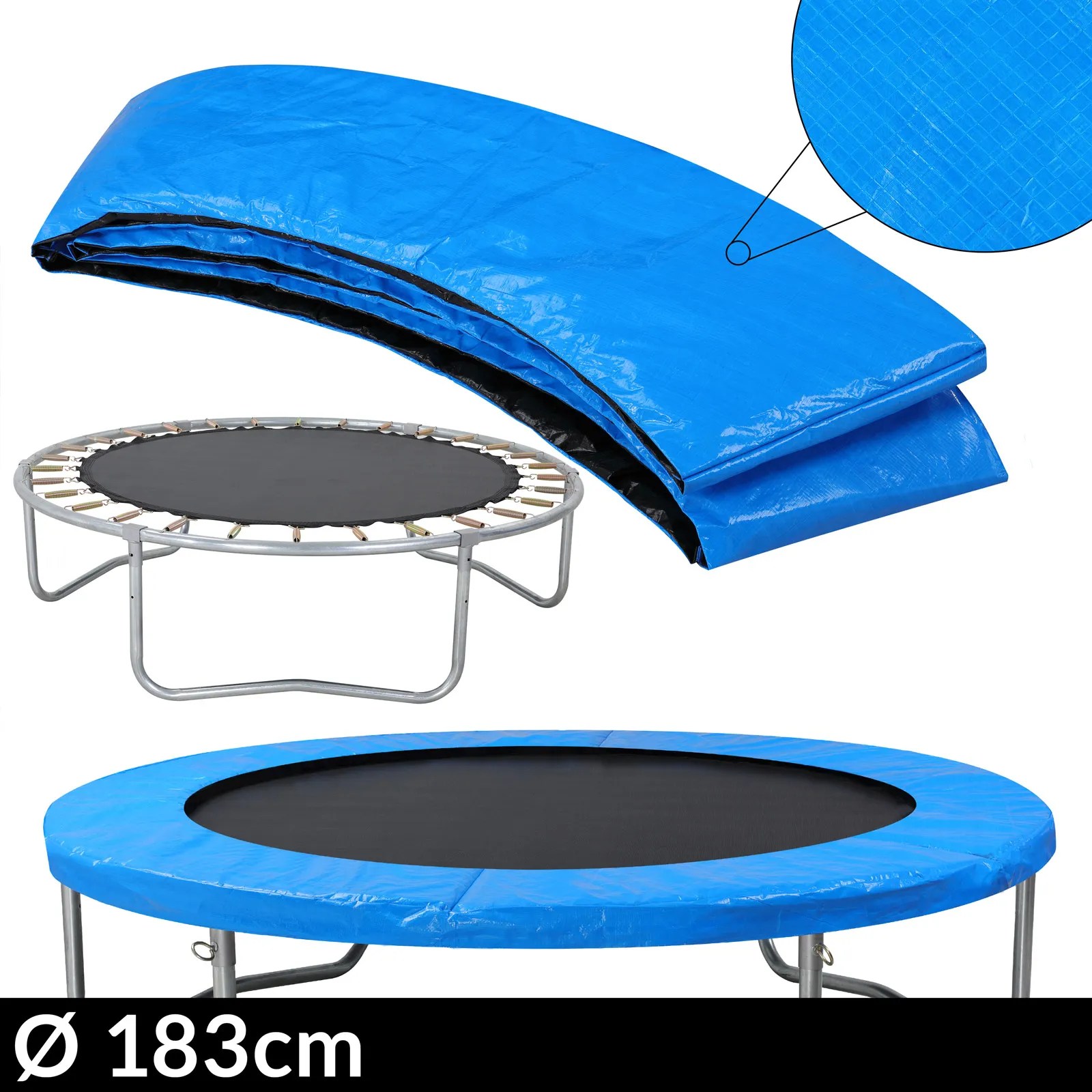 Trampolin Randabdeckung Blau Ø183cm Trampolin Randabdeckung Blau Ø183cm