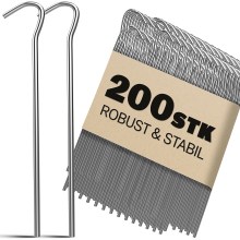 Heringe 200er-Set Stahl Ø3,5mm verzinkt Heringe 200er-Set Stahl Ø3,5mm verzinkt