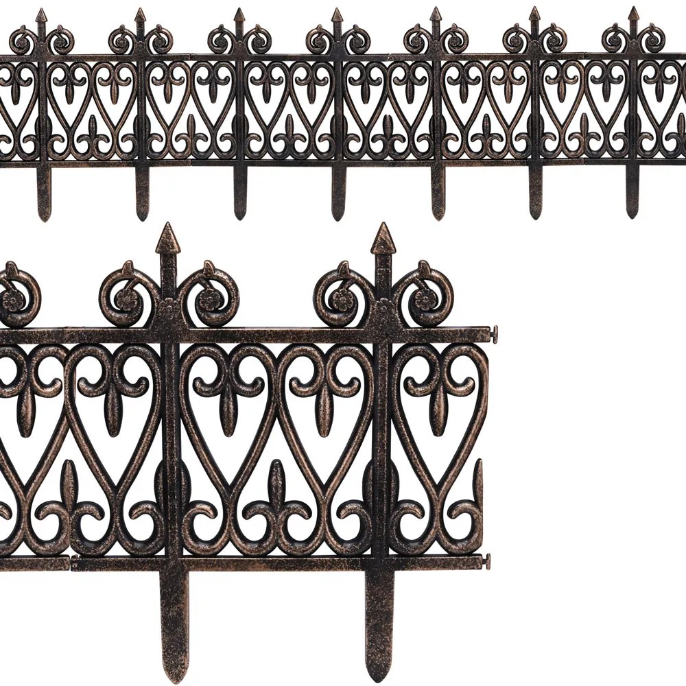 Beeteinfassung 2er-Set Messingoptik 3,80m Beeteinfassung 2er-Set Messingoptik 3,80m