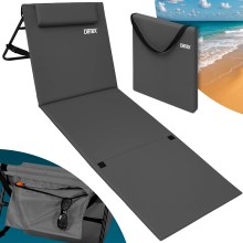 Strandmatte Anthrazit 158x56x46cm gepolstert Strandmatte Anthrazit 158x56x46cm gepolstert