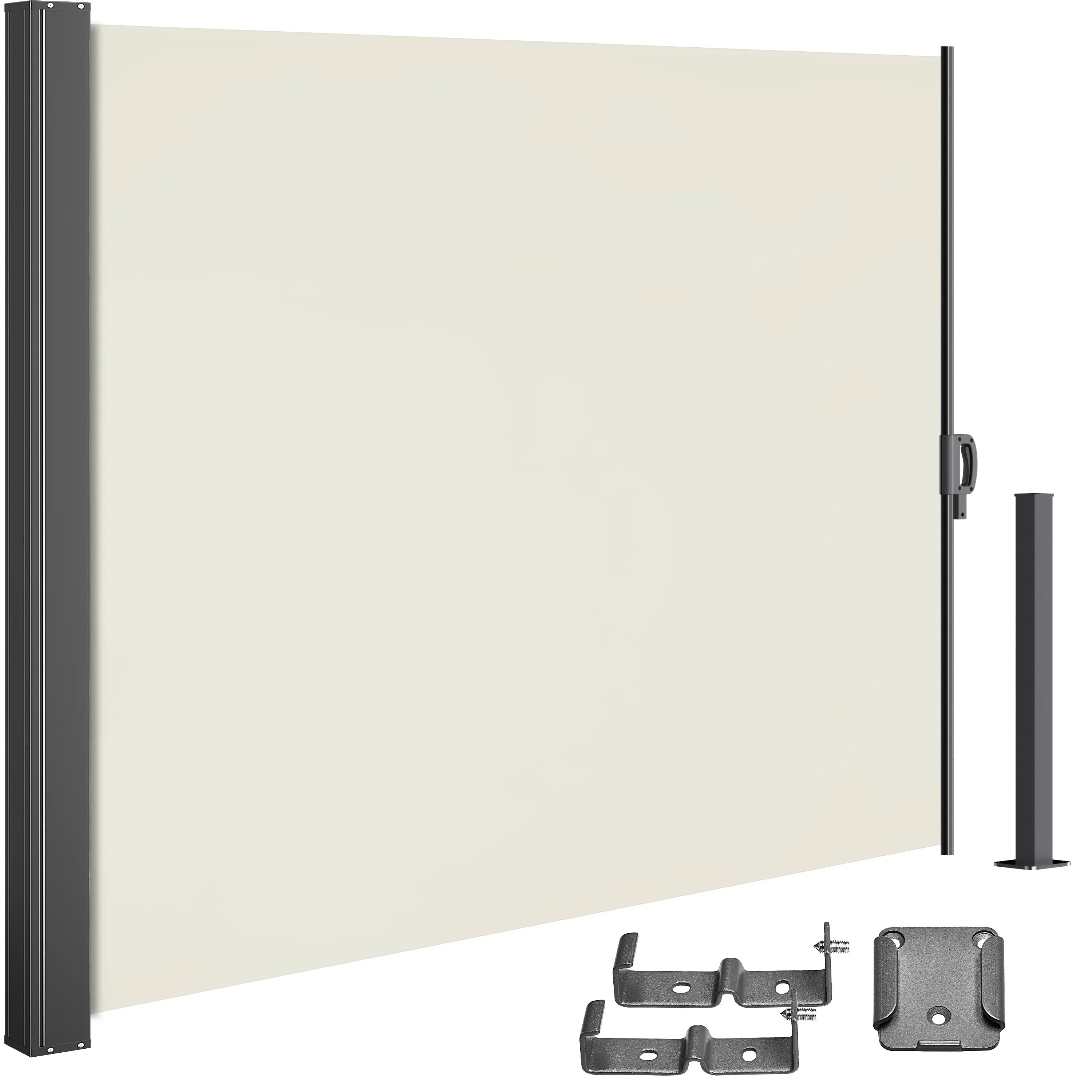 Seitenmarkise Nosara Creme 180x300cm ausziehbar Seitenmarkise Nosara Creme 180x300cm ausziehbar