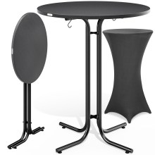 Stehtisch Grau 110x70cm + Husse Grau Ø70cm Stehtisch Grau 110x70cm + Husse Grau Ø70cm