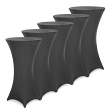 Stehtischhusse 5er-Set Anthrazit Ø70cm Stehtischhusse 5er-Set Anthrazit Ø70cm