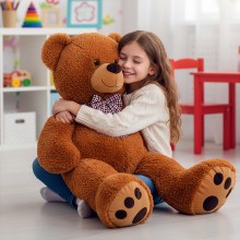 Plüschtier Teddybär XL Braun 100cm Plüschtier Teddybär XL Braun 100cm