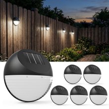 LED Solarwandleuchte 6er-Set Ø11cm LED Solarwandleuchte 6er-Set Ø11cm