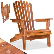 Liegestuhl Adirondack Akazienholz klappbar Liegestuhl Adirondack Akazienholz klappbar