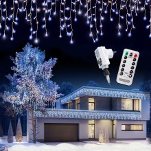 Regenlichterkette LED Kaltweiß 20m Fernbedienung Regenlichterkette LED Kaltweiß 20m Fernbedienung