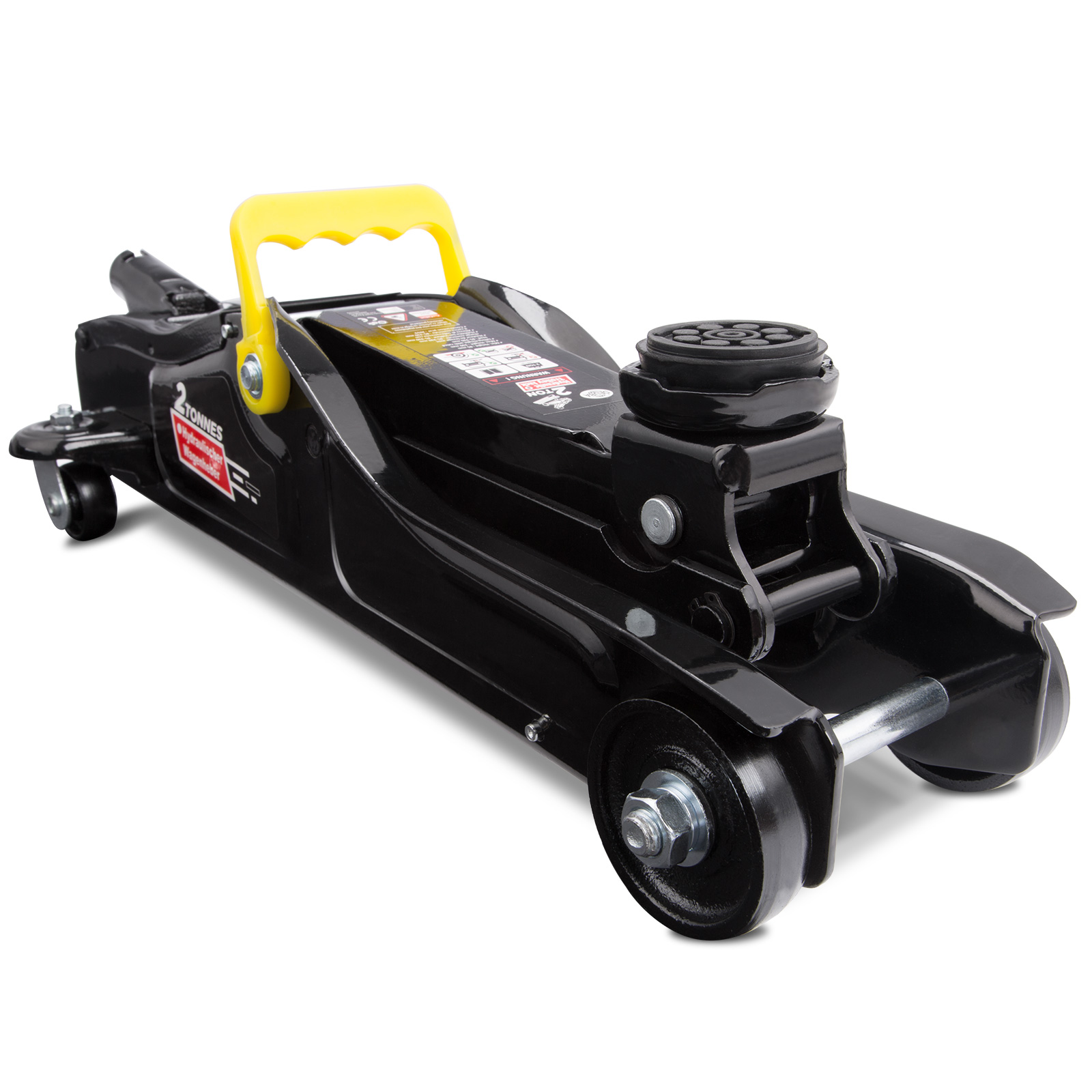 Wagenheber Schwarz 2t 85-330mm inkl Koffer – Bild 2