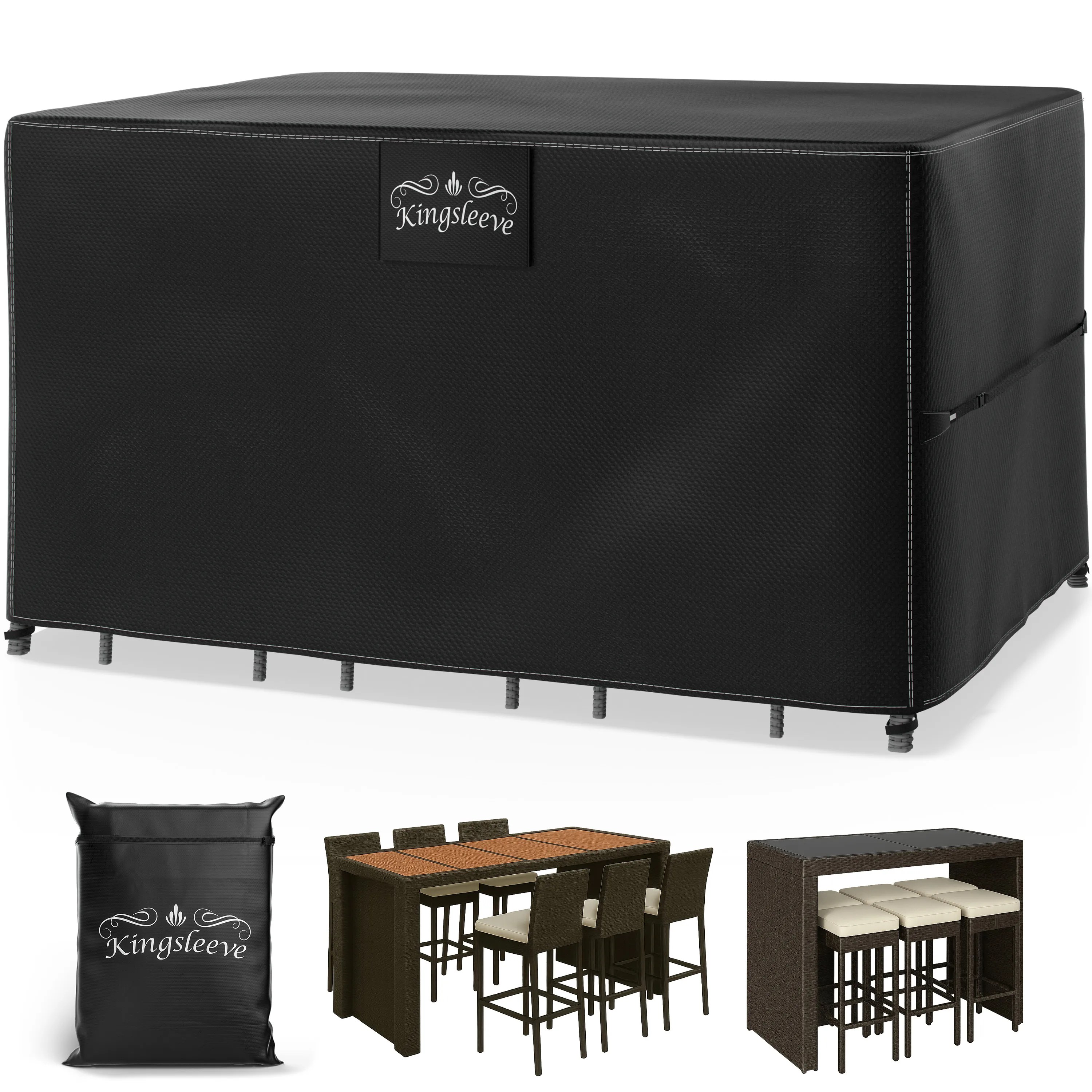 Abdeckplane Bartisch Anthrazit 187x120x86cm 9100mm Wassersäule Abdeckplane Bartisch Anthrazit 187x120x86cm 9100mm Wassersäule