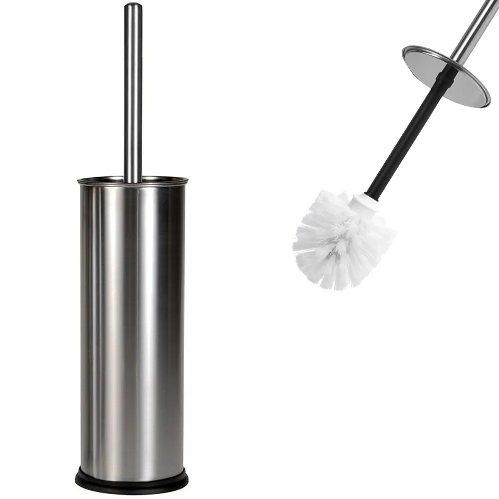 Toilettenbürste mit Behälter Edelstahl Toilettenbürste mit Behälter Edelstahl