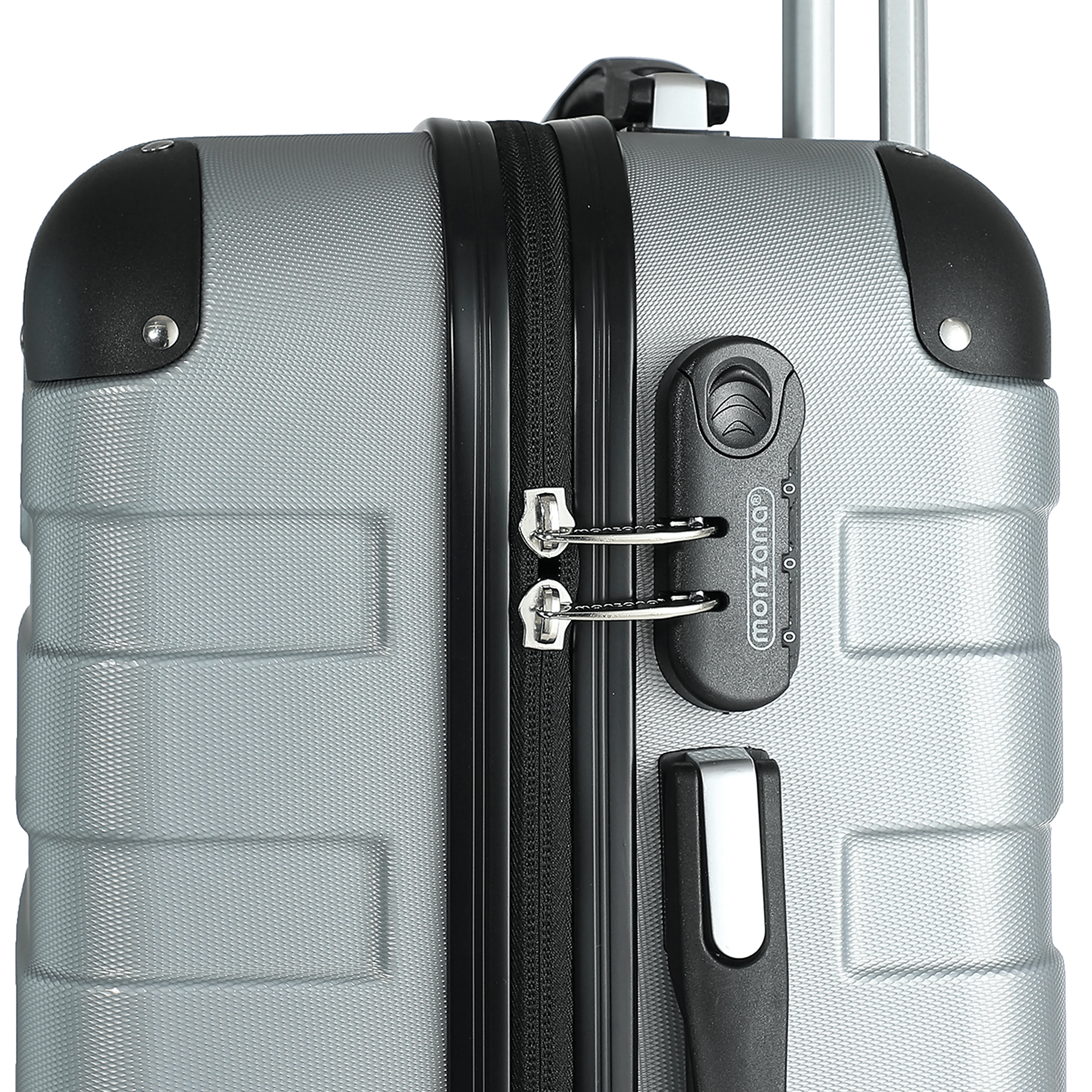 Hartschalenkofferset Essential 4-tlg Silber – Bild 2