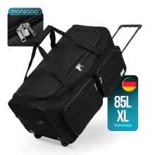 Rollenreisetasche Schwarz 85L Rollenreisetasche Schwarz 85L