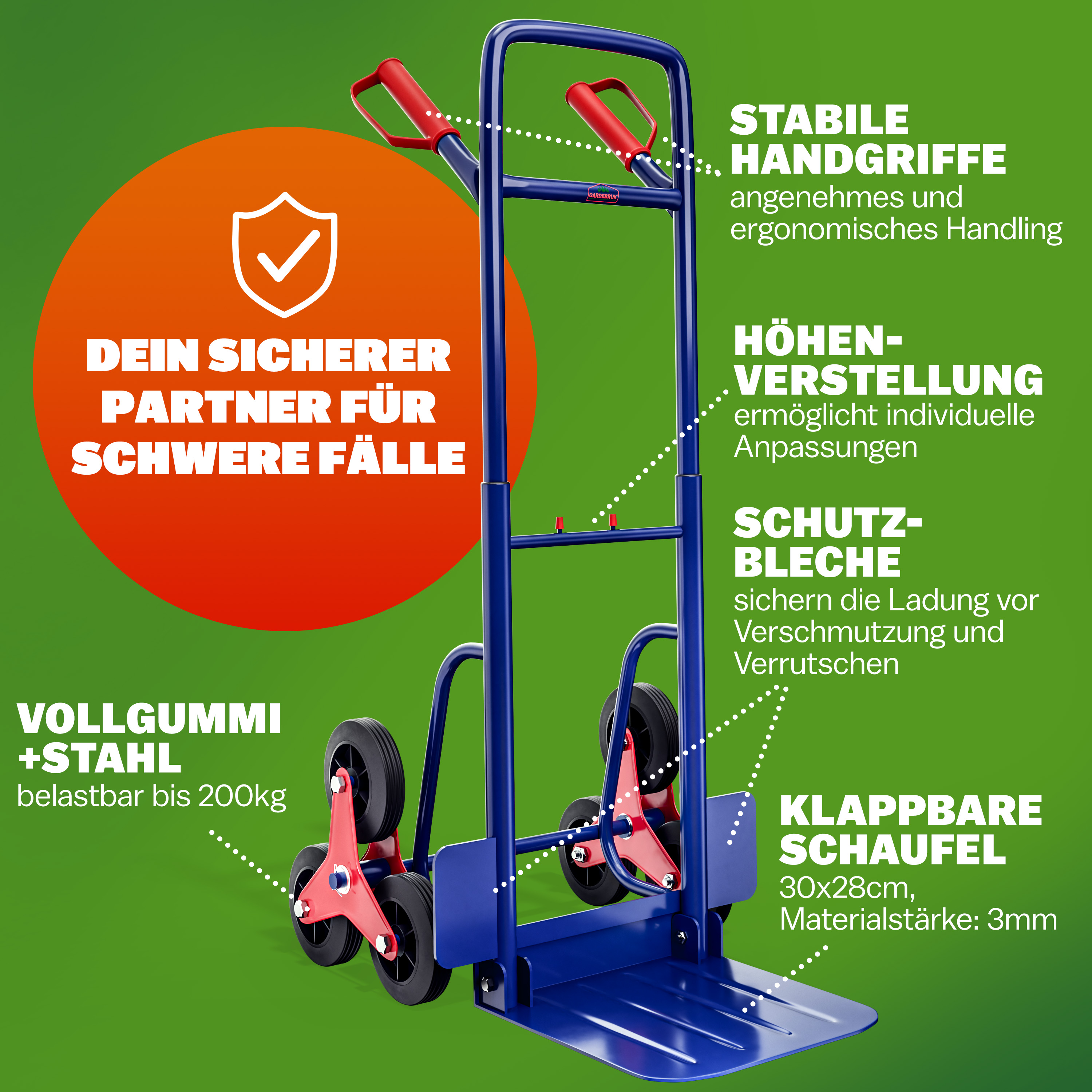 Treppenkarre 200kg – Bild 2