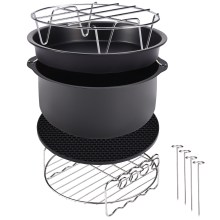 Zubehör-Set Heißluftfritteuse 9-tlg Zubehör-Set Heißluftfritteuse 9-tlg