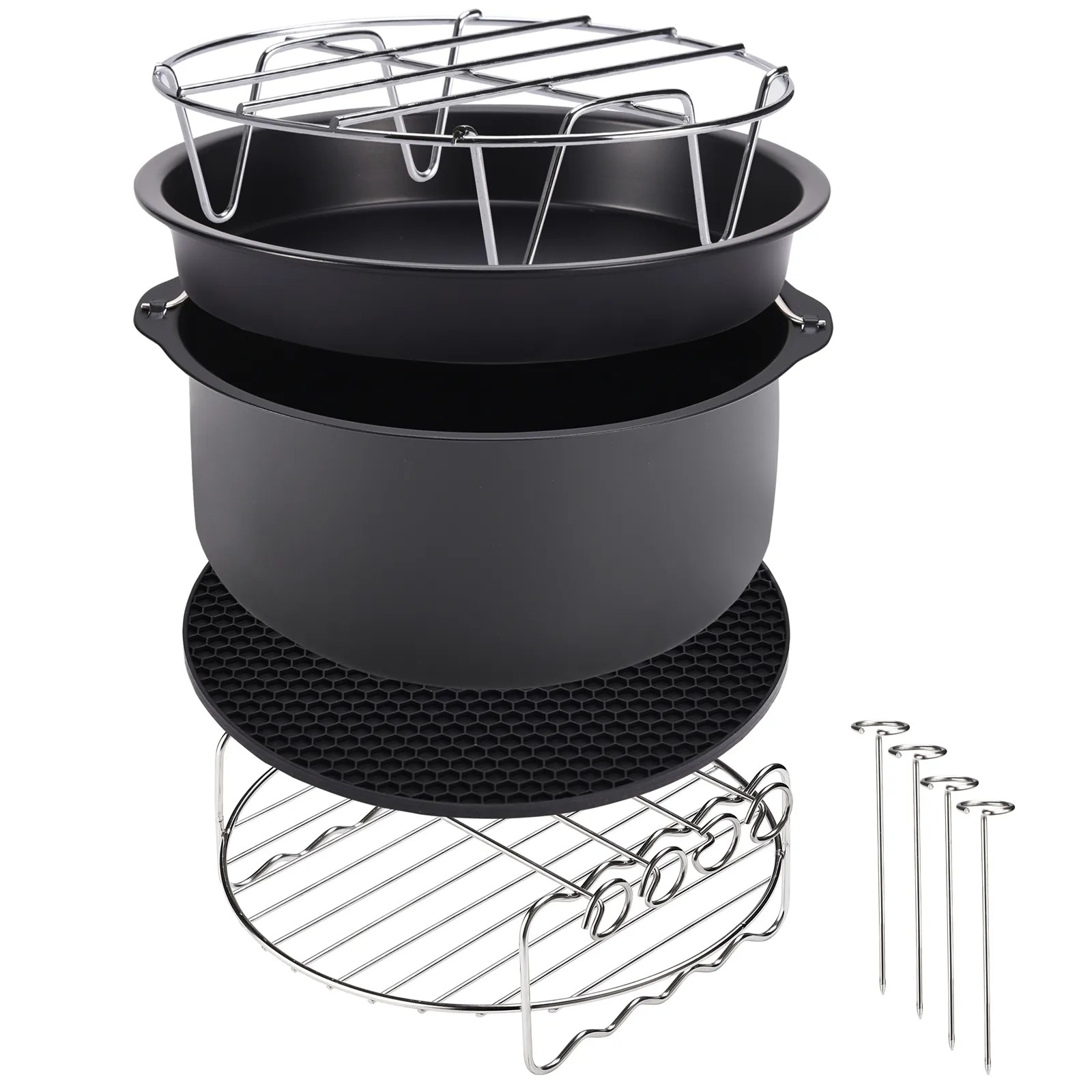 Zubehör-Set Heißluftfritteuse 9-tlg Zubehör-Set Heißluftfritteuse 9-tlg