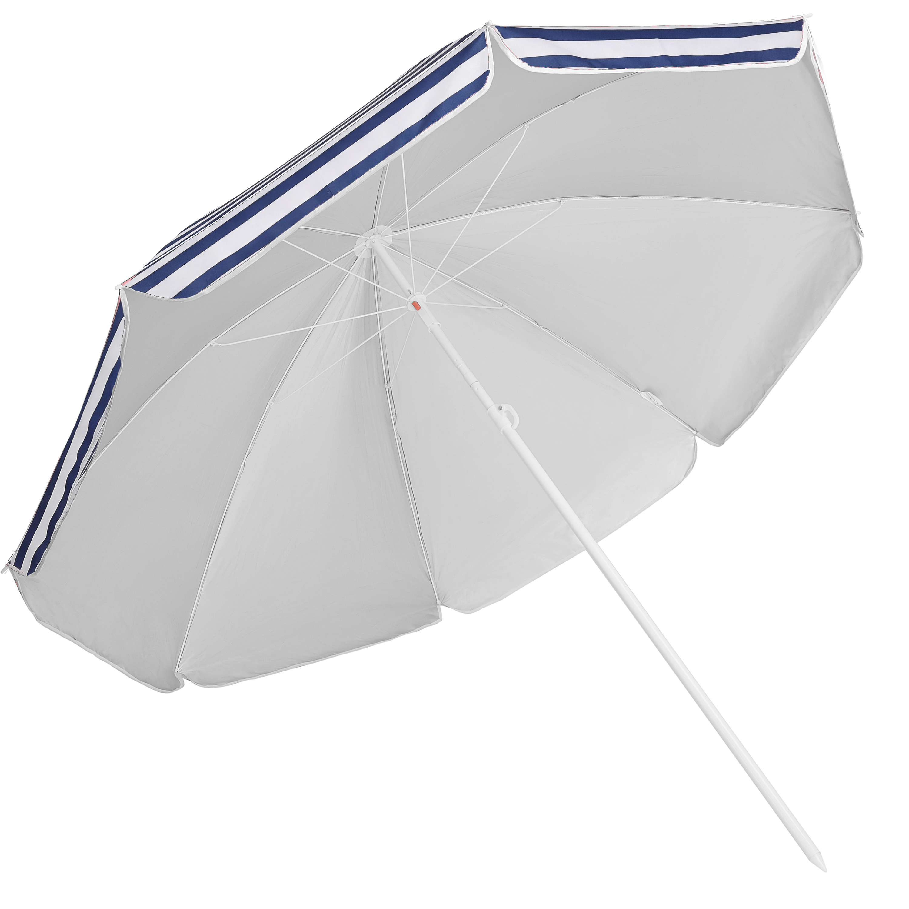 Sonnenschirm Cyprus Blau/Weiß 180cm UV-Schutz 50+ Neigefunktion – Bild 2