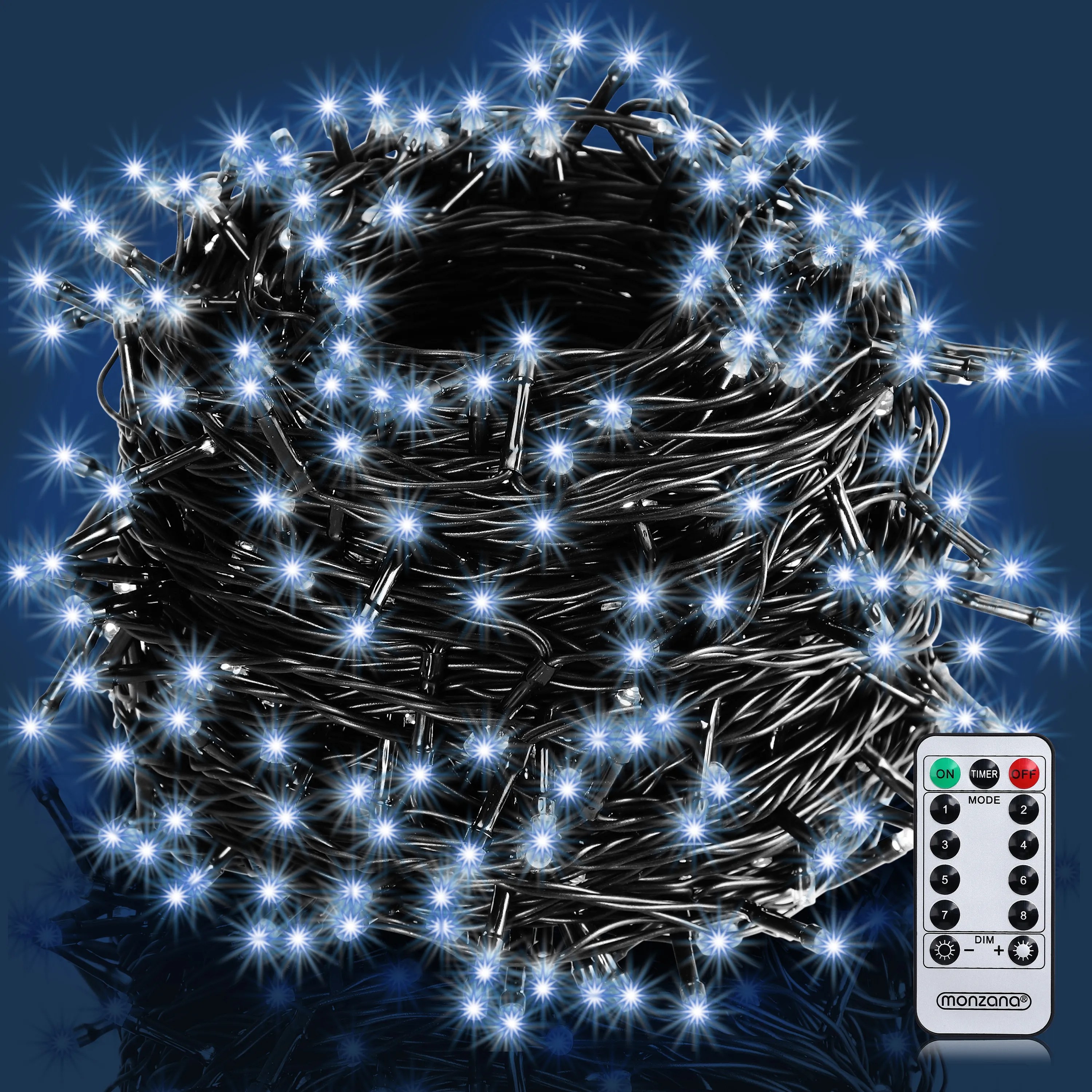 Lichterkette Weihnachten Kaltweiß 20m Fernbedienung Lichterkette Weihnachten Kaltweiß 20m Fernbedienung