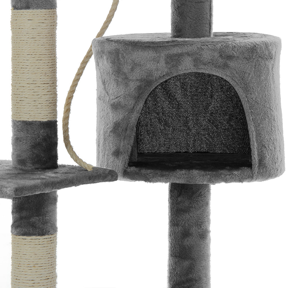 Kratzbaum Silbergrau 112cm – Bild 2