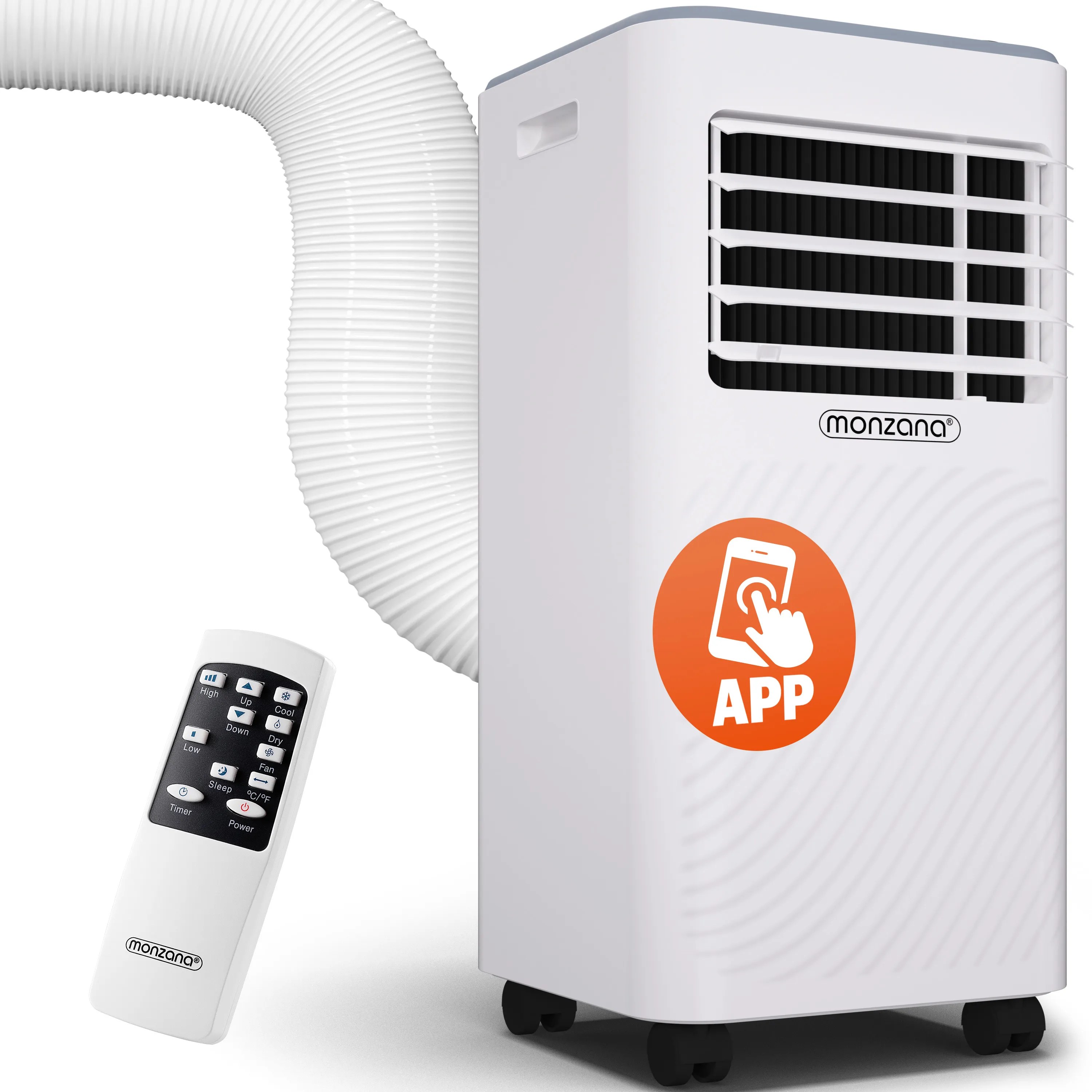 Mobile Klimaanlage MZKA2600 Weiß App, Sprachsteuerung Mobile Klimaanlage MZKA2600 Weiß App, Sprachsteuerung