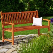 Gartenbank Maxima Eukalyptusholz FSC®-zertifiziert 152x55x92cm Gartenbank Maxima Eukalyptusholz FSC®-zertifiziert 152x55x92cm