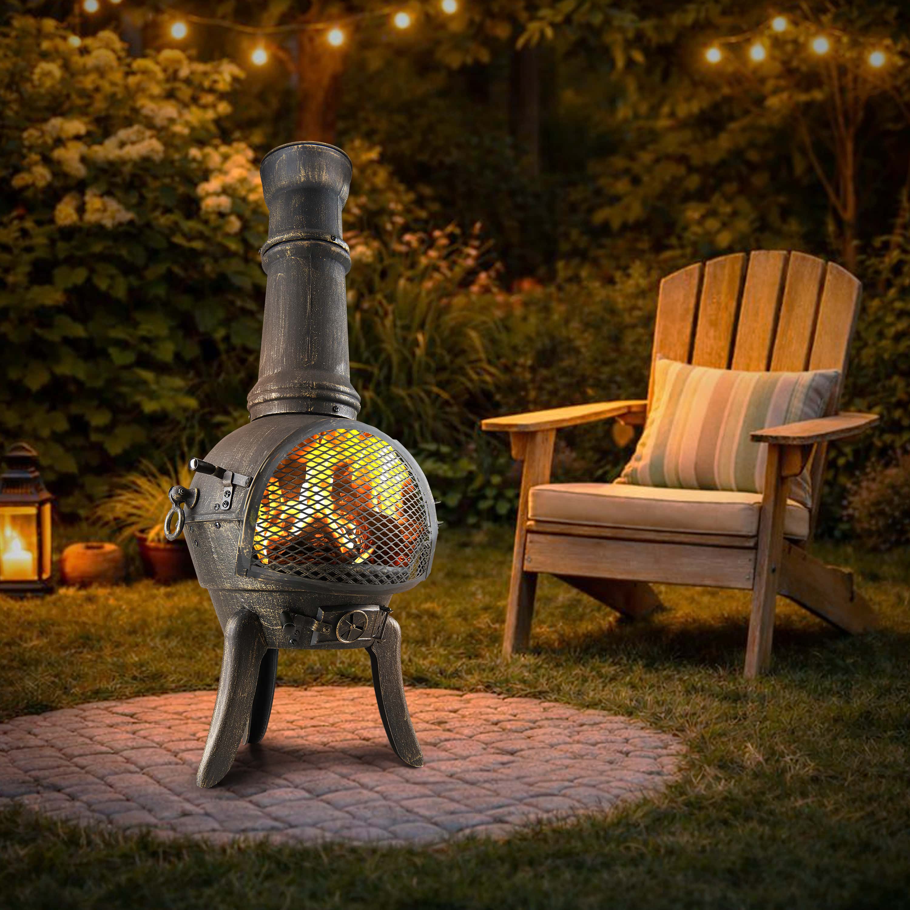 Terrassenofen Kamin Chimenea – Bild 2