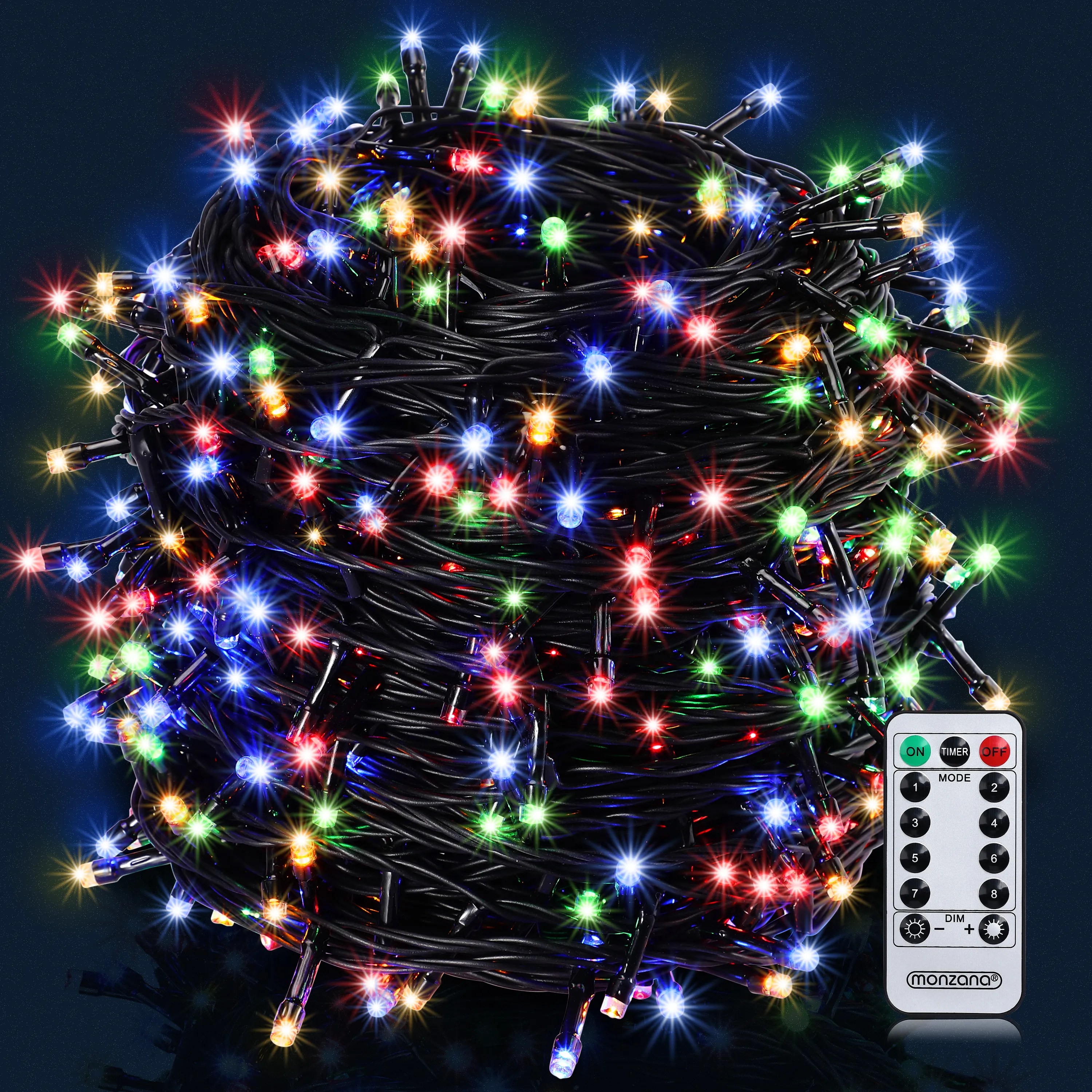 Lichterkette Weihnachten Bunt 60m Fernbedienung Lichterkette Weihnachten Bunt 60m Fernbedienung