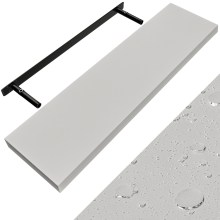 Wandregal Schweberegal 90cm Weiß + Halterung Wandregal Schweberegal 90cm Weiß + Halterung