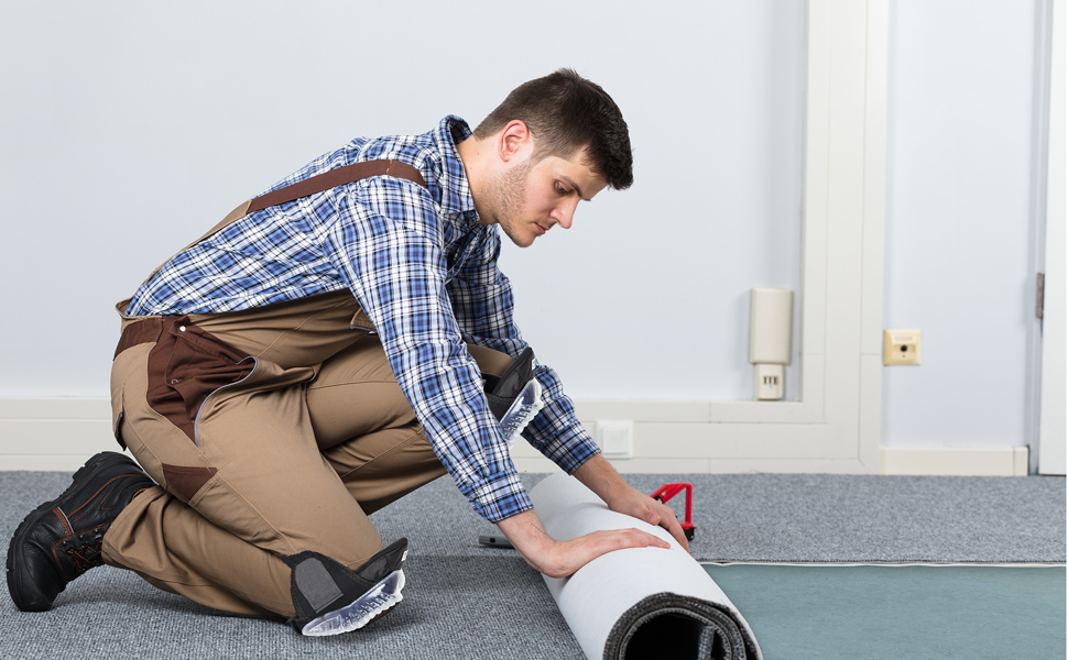 Gel Knieschoner 1 Paar Schwarz – Bild 2