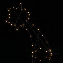 LED Sternschnuppe Weihnachten Metall inkl Timer LED Sternschnuppe Weihnachten Metall inkl Timer