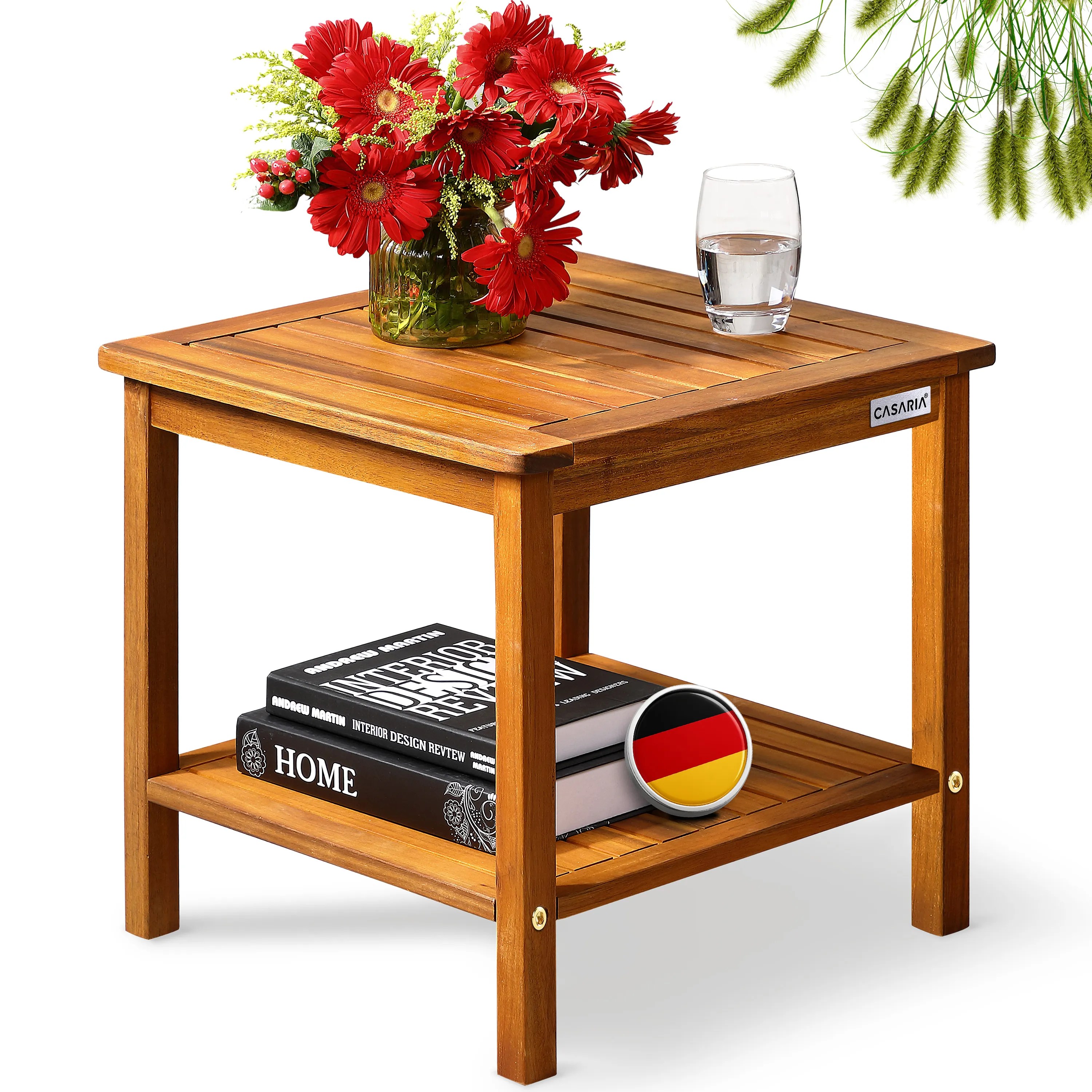 Beistelltisch Washington Akazienholz 45x45x45cm Beistelltisch Washington Akazienholz 45x45x45cm