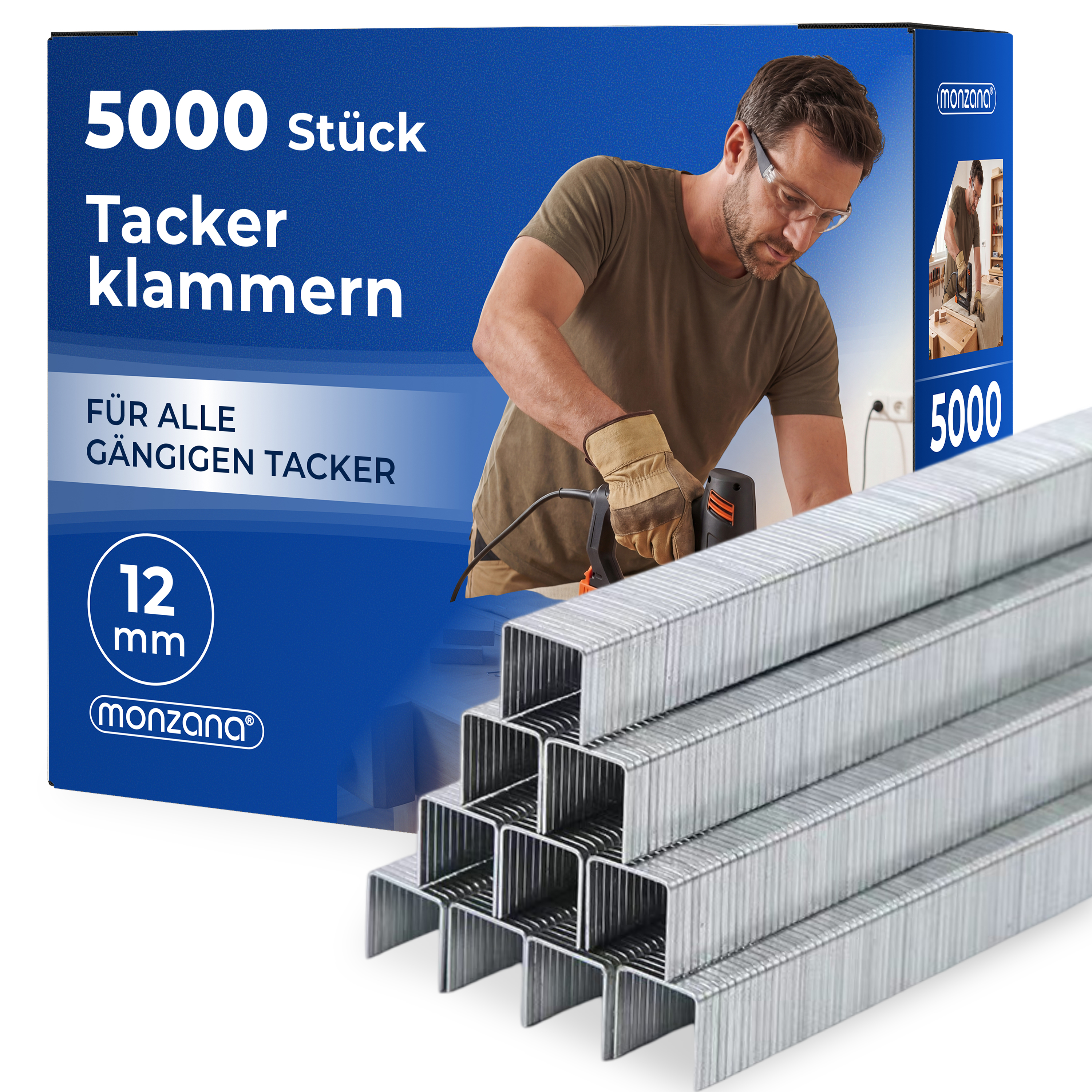 Tackerklammern 5000 Stück L= 12mm, B= 5,8mm – Bild 2