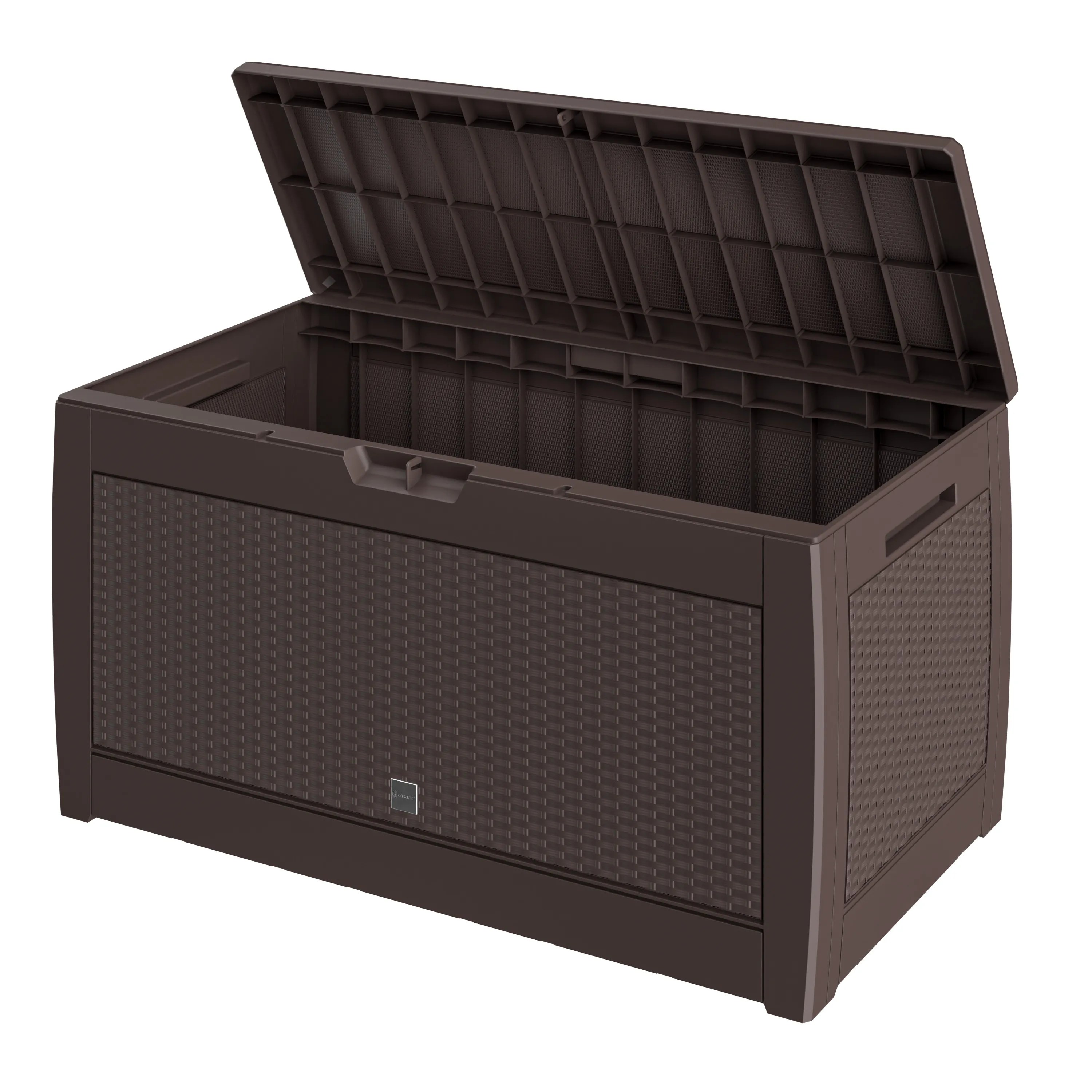 Gartenbox Rato 310L Braun Rattan Optik wasserdicht Gartenbox Rato 310L Braun Rattan Optik wasserdicht