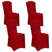 Stuhlhusse 4er-Set Bordeaux OEKO-TEX® Stuhlhusse 4er-Set Bordeaux OEKO-TEX®