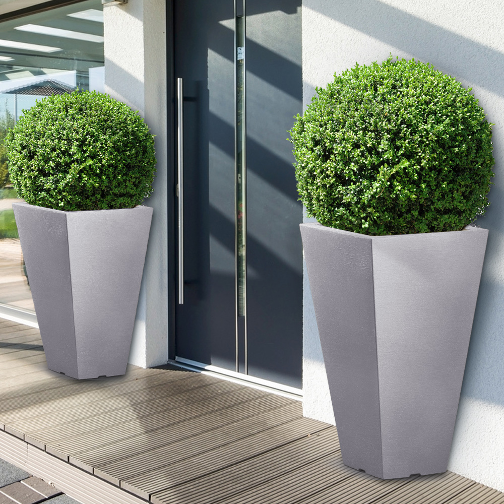 Blumentopf Capri Taupe 55x35x35cm – Bild 2