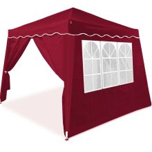 Faltpavillon Capri Weinrot 3x3m inkl 4 Seitenwänden UV-Schutz 50+ Faltpavillon Capri Weinrot 3x3m inkl 4 Seitenwänden UV-Schutz 50+