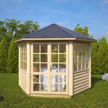 6-Eck-Gartenpavillon “Seattle” 3x3m 6-Eck-Gartenpavillon “Seattle” 3x3m