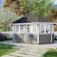 Großer Grillpavillon “Albatros” 5x3m Großer Grillpavillon “Albatros” 5x3m