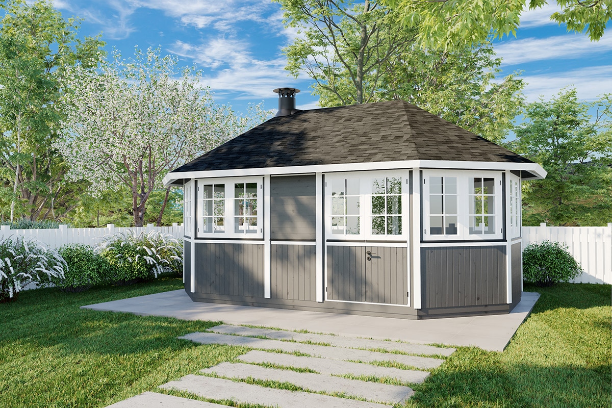 Großer Grillpavillon “Albatros XL” 5x3m Großer Grillpavillon “Albatros XL” 5x3m