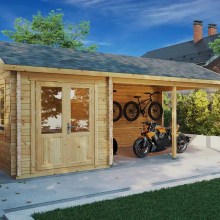 Carport mit Schuppen “Arthur” 7x3m Carport mit Schuppen “Arthur” 7x3m