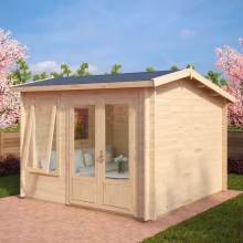 Kleines Gartenhaus “Nora D” 3x3m Kleines Gartenhaus “Nora D” 3x3m