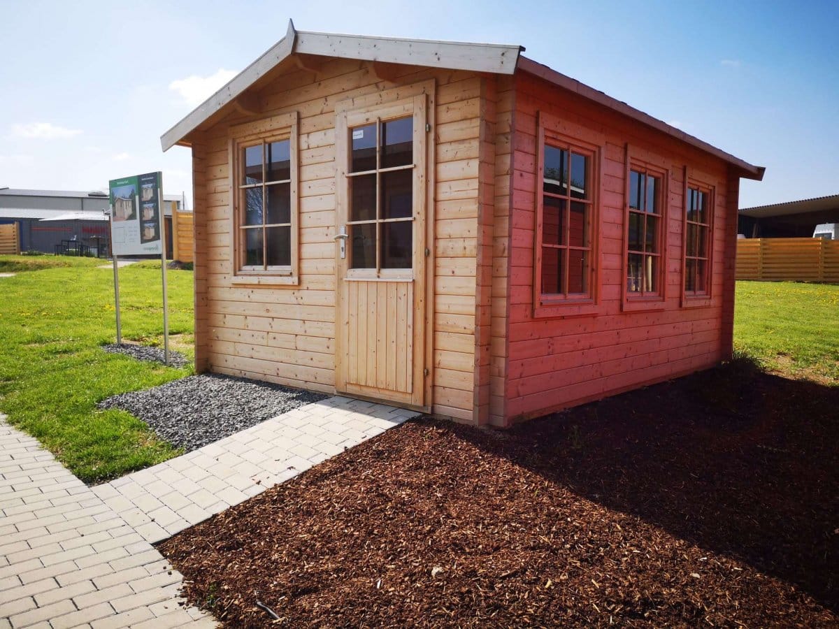 Mini Gartenhaus “Eva C” 3x4m | Kleines Gartenhaus mit Satteldach aus Holz | 3x4m großes Gartenhaus aus Holz – Bild 2