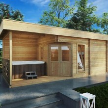 Gartensauna “Paula” 8x3m Gartensauna “Paula” 8x3m