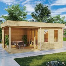 Gartenhaus mit Veranda “Lucas E” 6x3m Gartenhaus mit Veranda “Lucas E” 6x3m