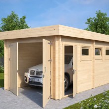 Holzgaragen-Bausatz “Typ C” 3x6m Holzgaragen-Bausatz “Typ C” 3x6m