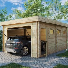 Fertiggarage mit Schwingtor “Deluxe C” 4x6m Fertiggarage mit Schwingtor “Deluxe C” 4x6m