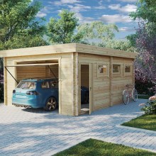 Fertiggarage mit Schwingtor “Deluxe D” 5x6m Fertiggarage mit Schwingtor “Deluxe D” 5x6m