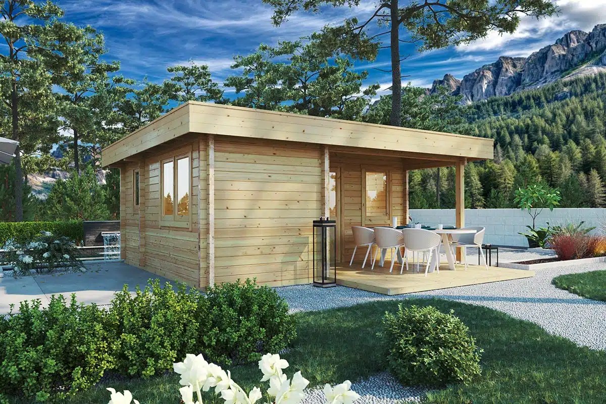 Holzhaus-Bausatz “Oscar” 6x5m Holzhaus-Bausatz “Oscar” 6x5m