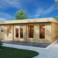 Großes Gartenhaus “Hansa B” 8x5m Großes Gartenhaus “Hansa B” 8x5m