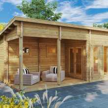 Finnisches Saunahaus “Oliver 1” 6x4m Finnisches Saunahaus “Oliver 1” 6x4m